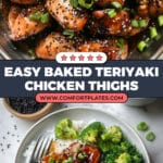 30-Minute Baked Teriyaki Chicken Thighs Recipe