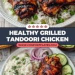 Grilled Tandoori Chicken with Indian-Style Rice Recipe