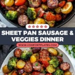 Sheet Pan Sausage & Veggies Recipe