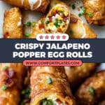 Jalapeno Popper Egg Rolls Recipe