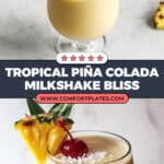 Piña Colada Milkshake Recipe