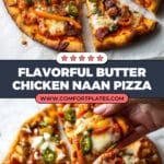 Butter Chicken Curry Pizza Recipe