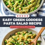 Green Goddess Pasta Salad Recipe