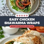 Chicken Shawarma Wraps Recipe