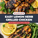 Lemon Herb Grilled Chicken Recipe