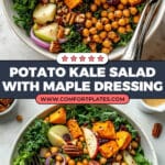 Sweet Potato Kale Salad with Maple Mustard Dressing Recipe