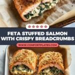 Feta Stuffed Salmon Recipe