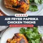 Air Fryer Paprika Chicken Thighs Recipe