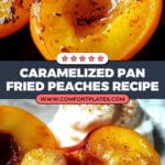 Sauteed Caramelized Peaches Recipe