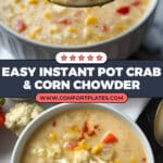 Healthy Instant Pot Crab and Corn Chowder Recipe