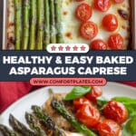 Baked Asparagus Caprese Recipe