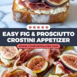 Fig & Prosciutto Crostini Recipe