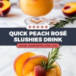 Peach Rosé Slushies Recipe