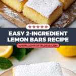 2 Ingredient Lemon Bars Recipe