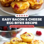 Bacon & Cheese Egg Bites Recipe