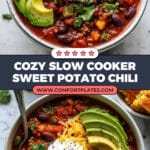 Slow Cooker Sweet Potato Black Bean Chili Recipe