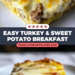 Turkey & Sweet Potato Breakfast Bake Recipe