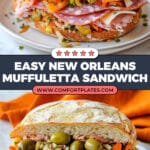 New Orleans Muffuletta Sandwich Recipe