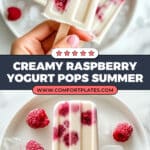 Raspberry Yogurt Popsicles Recipe