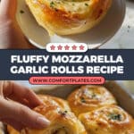 Buttery Cheese Garlic Rolls Recipe
