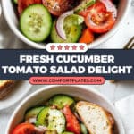 Cucumber Tomato Salad Recipe