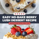 No-Bake Berry Lush Recipe