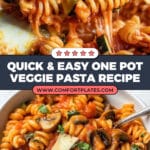 One Pot Veggie Pasta Recipe