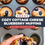 Cottage Cheese Blueberry Muffins Recipe
