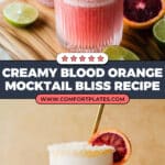 Creamy Blood Orange Mocktail Recipe
