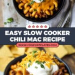 Chili Mac in the Slow Cooker Recipe