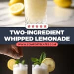 Two Ingredient Whipped Lemonade Recipe