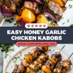 Honey Garlic Chicken Kabobs Recipe