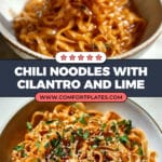 Cilantro Lime Chili Noodles Recipe