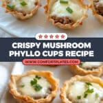 Crispy Mushroom Cup Appetizers Recipe