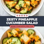 Spicy Pineapple Cucumber Salad Recipe