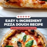 Simple, 4-Ingredient Homemade Pizza Dough Recipe