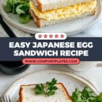 Japanese Egg Sandwich (Tamago Sando) Recipe