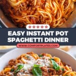 Instant Pot Spaghetti Recipe