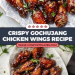 Sticky Gochujang Chicken Wings Recipe