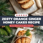 Orange Ginger Honey Cakes Recipe