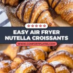 Air Fryer Croissants (with Nutella and Chocolate Chip) Recipe