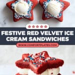 Red Velvet Ice Cream Sandwiches Recipe