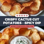 Cactus Cut Potatoes & Dip Recipe