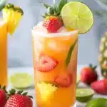 Pineapple Strawberry Agua Fresca Recipe