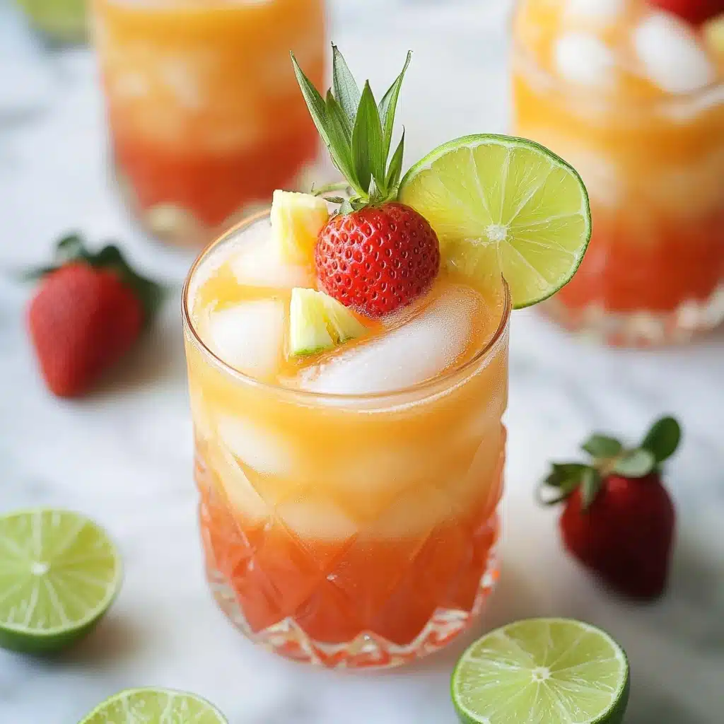 Pineapple Strawberry Agua Fresca Recipe - Recipe Image