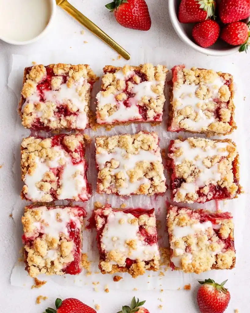 Strawberry Shortcake Bars Recipe
