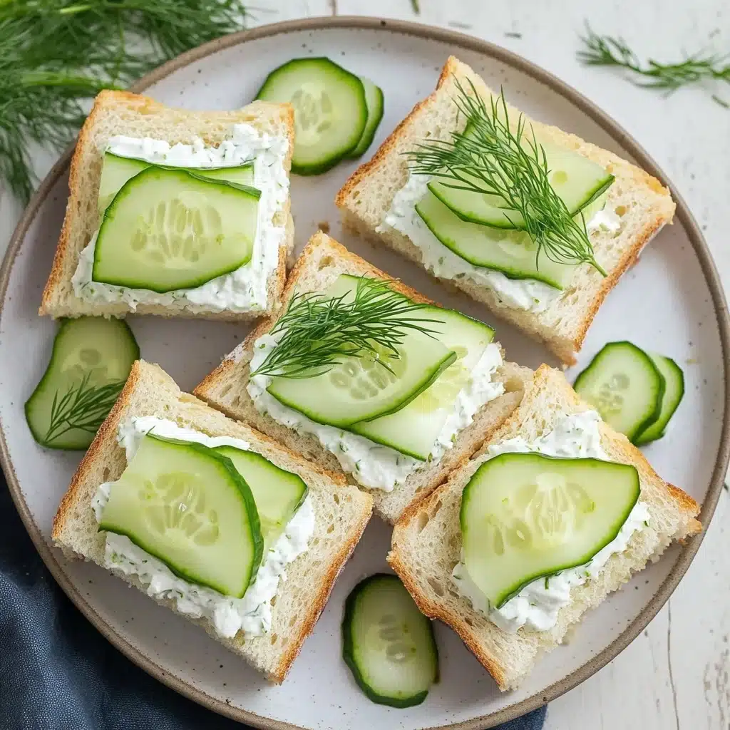 Must-Try Cucumber Sandwich Recipe - Recipe Image