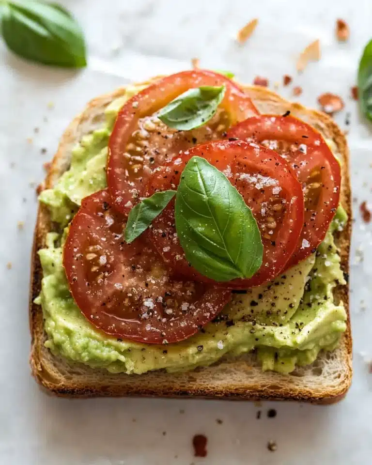 Avocado Toast with Tomato Recipe