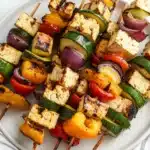 Grilled Veggie Halloumi Skewers Recipe