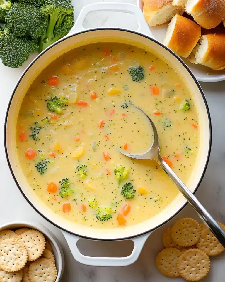 Cheddar Broccoli Potato Soup Recipe
